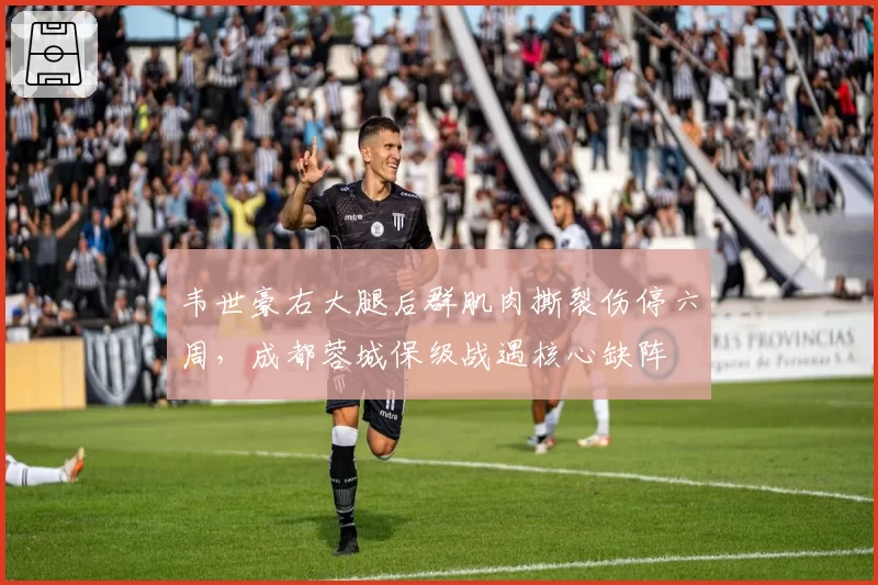 韦世豪右大腿后群肌肉撕裂伤停六周，成都蓉城保级战遇核心缺阵